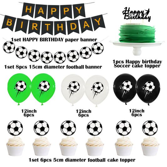 Soccer Party Decoration Set