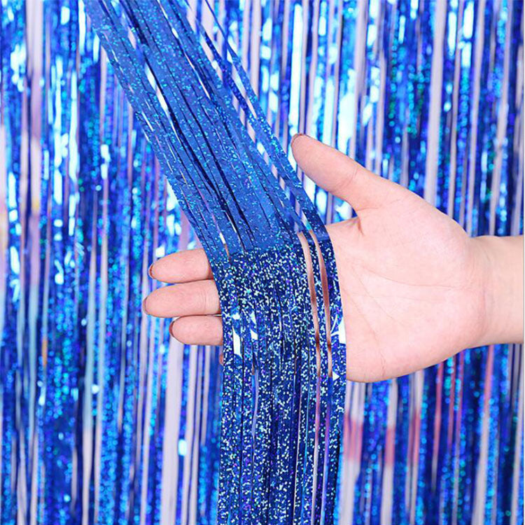 Foil Fringe Curtains – 2 Pack