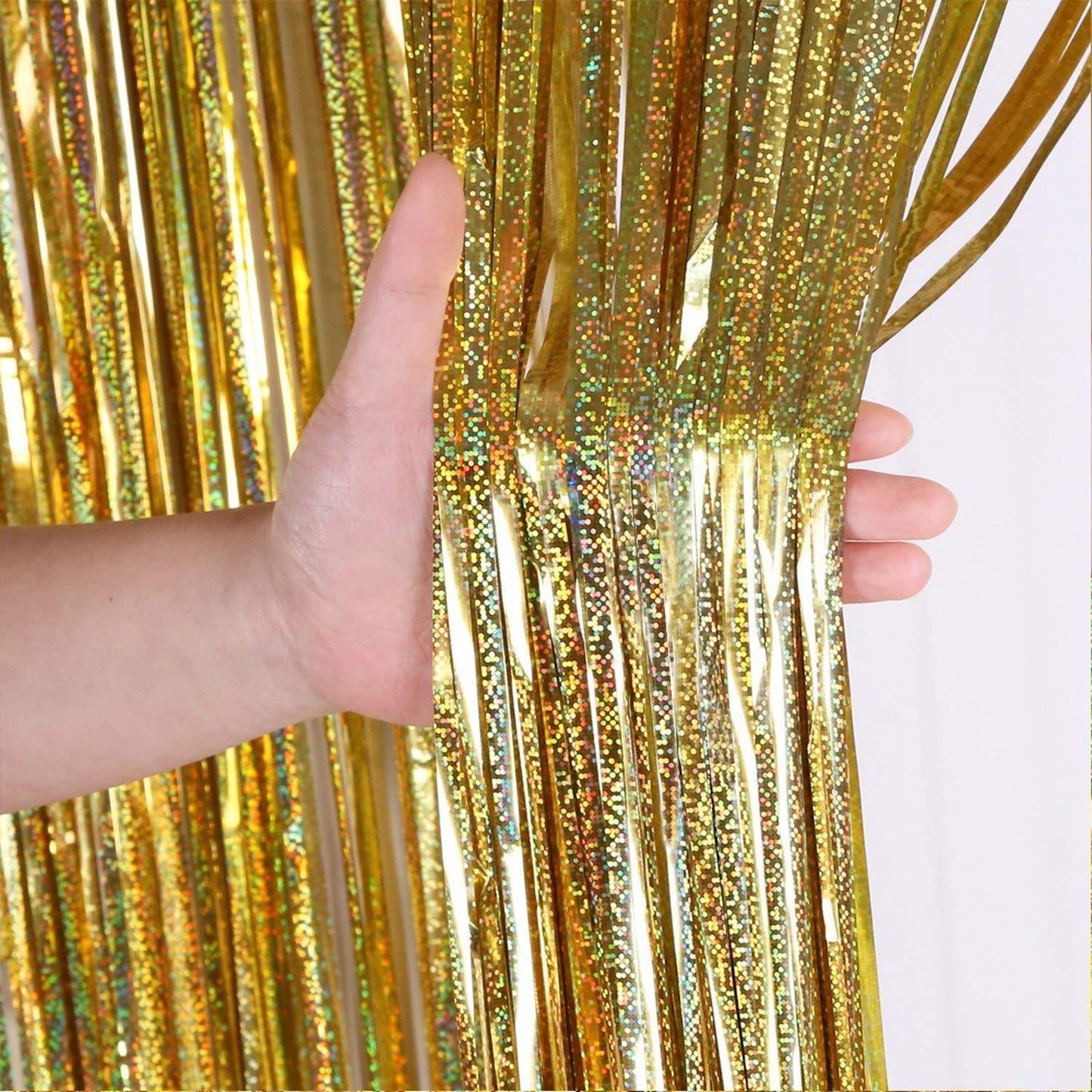 Foil Fringe Curtains – 2 Pack