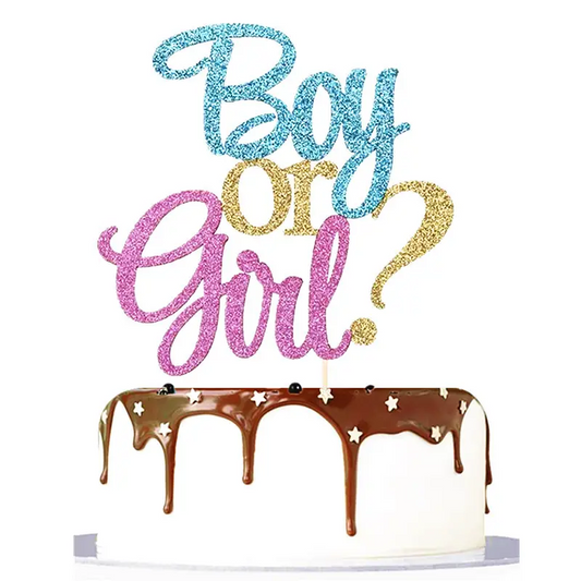 Gender Reveal Cake Topper