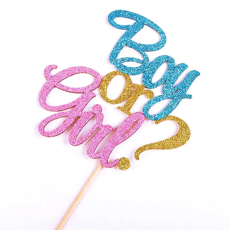 Gender Reveal Cake Topper